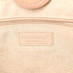 Mixed Fibers Small Deauville Tote Beige
