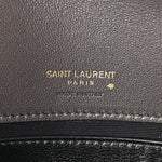 Lambskin Chevron Quilted Small Loulou Urban Grey
