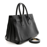 Calfskin Small Sac De Jour Black