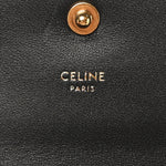 Goatskin Matelasse Mini Chain Shoulder Bag  Black