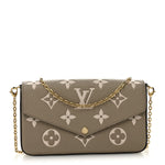 Empreinte Monogram Giant Felicie Pochette Tourterelle Creme
