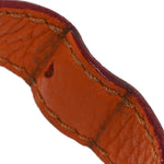 Grained Calfskin Small Marcie Saddle Bag Wood Rose