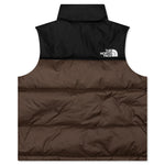 1996 Retro Nuptse Vest - Smokey Brown