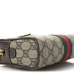 GG Supreme Monogram Web Small Ophidia Belt Bag 75 30 Dark Brown