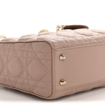 Lambskin Cannage Small My ABC Dior Lady Dior Blush