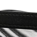 Calfskin Matelasse Small GG Marmont Chain Shoulder Bag Black
