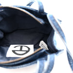 Denim Small Shopping Bag Blue