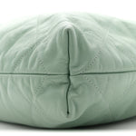 Shiny Calfskin Quilted Small Chanel 22 Light Green