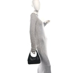Nappa Mini Triangle Hobo Black