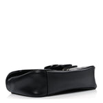 Calfskin Matelasse Monochrome Mini GG Marmont Shoulder Bag Black