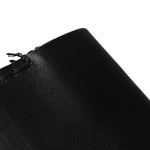Calfskin D Fence Saddle Bag Black