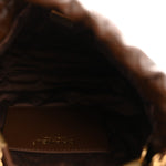 Shiny Calfskin Quilted Mini Chanel 22 Brown