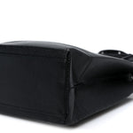 Calfskin Logo XXS Shopping Tote Black