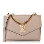 Soft Calfskin Mylockme Chain Bag BB Greige