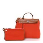 Vache Hunter Toile Herbag Zip Retourne 31 PM Orange Mecano Fauve