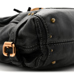Calfskin Paddington Hobo Black