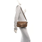 Velvet Jacquard FF Crystal Baguette Cappuccino