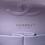 Caviar Quilted Medium Double Flap Light Purple