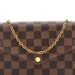 Damier Ebene Pochette Felicie Chain Wallet