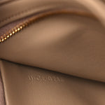 Shiny Calfskin Medium Triomphe Smoked Brown