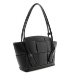 French Calfskin Maxi Intrecciato Arco 33 Black
