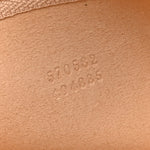 Calfskin Crocodile Embossed Knuckle Flat Clutch Black Gold