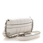 Nappa Vertical Matelasse Small Maxi Horsebit Chain Shoulder Bag Great White
