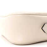 Calfskin Matelasse Small GG Marmont Chain Shoulder Bag White