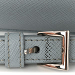 Saffiano Lux Sound Top Handle Light Blue
