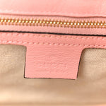 Azalea Calfskin Enamel Matelasse Diagonal Small Torchon GG Marmont Shoulder Bag New Cherry Red Wild Rose