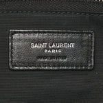 Lambskin Quilted Small Loulou Puffer Monogram Chain Satchel Black