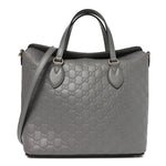 Guccissima Linea A Foldover Tote Storm Grey