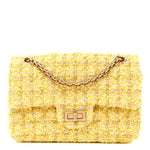 Tweed Quilted 2.55 Reissue Mini Flap Yellow