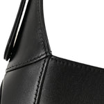 Calfskin Small Jackie Shoulder Bag Black