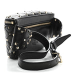 Nappa Rockstud Spike Belt Bag 85 Black