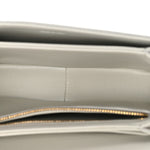 Shiny Calfskin Teen Triomphe Chalk