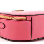 Saffiano Lux Odette Crossbody Magenta