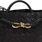 Nappa Intrecciato Small Andiamo Shoulder Bag Fondant