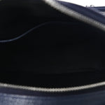 Calfskin Visetos Floral Leopard Klassik Small Stark Backpack Blue Black