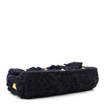 Cashmere Large Roman Stud Shoulder Bag Marine