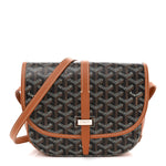 Goyardine Belvedere II PM Messenger Bag Black Gold