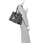 Monogram Kusama Dots Onthego MM Black White