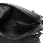Calfskin Monogram Shadow Trio Messenger Black