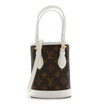 Monogram LV Match Nano Bucket Bag White