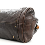 Calfskin Medium Paddington Satchel Chocolate