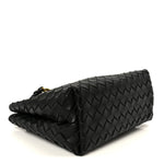 Nappa Intrecciato Small Andiamo Shoulder Bag Black