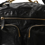 Calfskin Medium Darwin Convertible Backpack Black