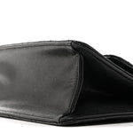 Caviar Quilted Small Chain Frame Flap Black