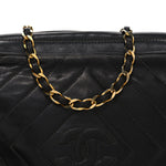 Lambskin Quilted CC Tassel Camera Case Black