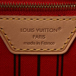 Monogram Inside Out Neverfull Bandouliere MM Rouge Sari